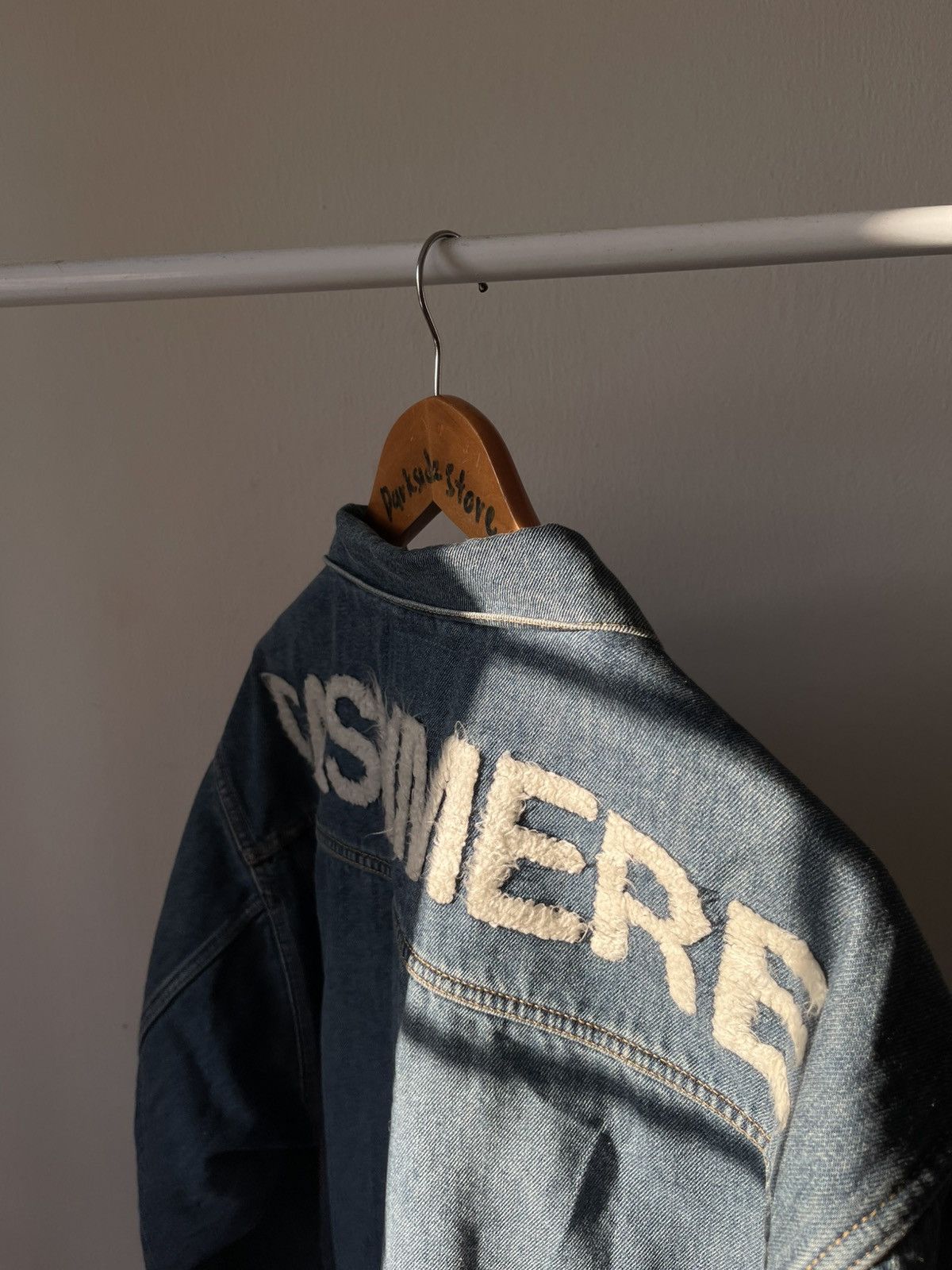 Doublet 2019 Doublet Cashmere Oversize Denim Jacket Size US XL / EU 56 / 4 - 11 Thumbnail