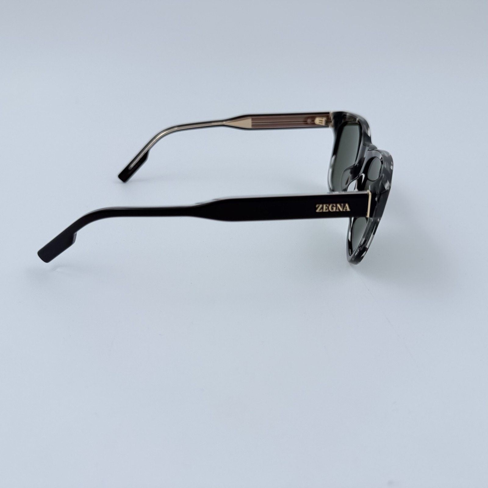 Ermenegildo Zegna NEW Ermenegildo Zegna EZ0222/S 50N Gray Havana Green Zeiss Size ONE SIZE - 5 Thumbnail