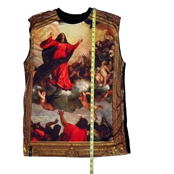 Enyce Enyce Assumption of Mary art sleeveless vintage shirt Size US L / EU 52-54 / 3 - 4 Thumbnail