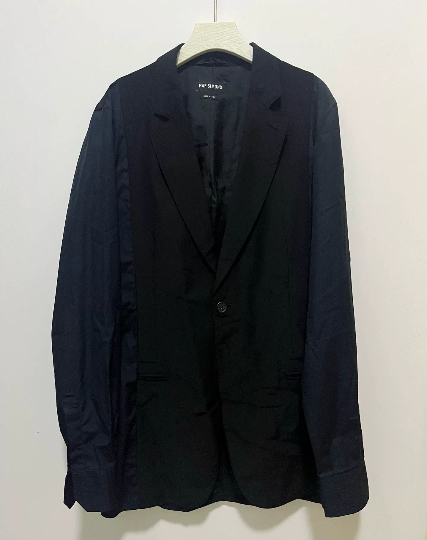 Raf Simons Raf Simons Early Two-Tone Shirt Jacket Size US S / EU 44-46 / 1 - 1 Thumbnail
