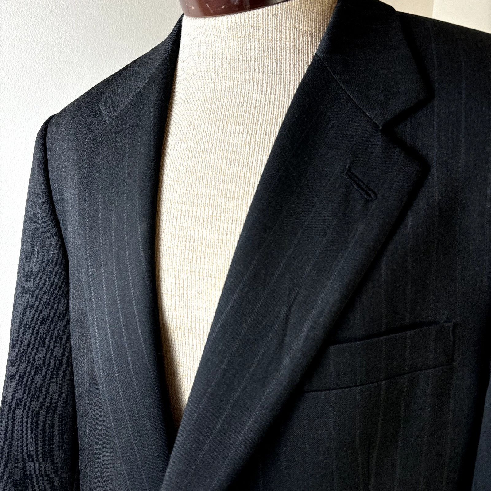 Brooks Brothers Brooks Brothers Men's 41R Striped Wool 2 Piece Suit With Dre Size 40R - 4 Thumbnail