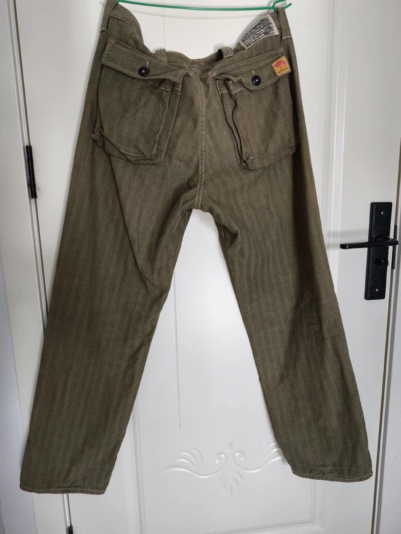 Freewheelers Freewheelers Freewheelers Herringbone trousers Size US 32 / EU 48 - 2 Thumbnail