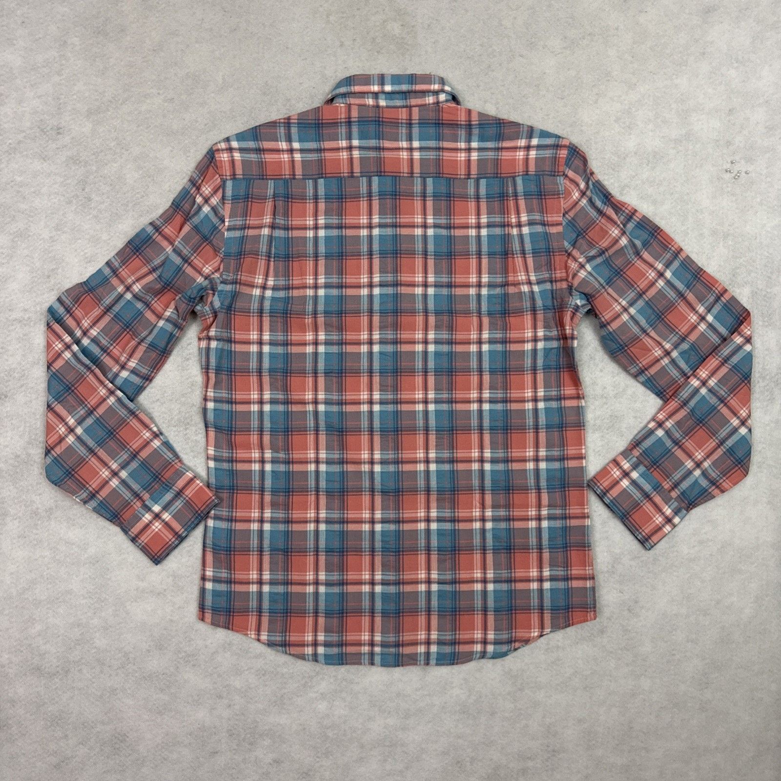 Faherty Faherty Mens S Shirt Tropical Cotton Plaid Long Sleeve Size US S / EU 44-46 / 1 - 4 Thumbnail