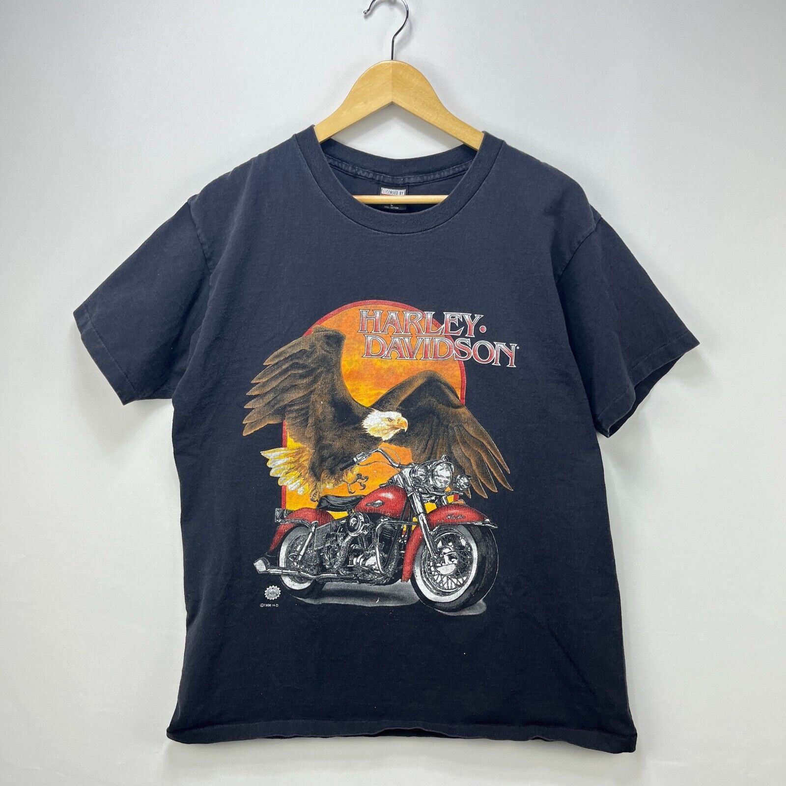 Vintage Vintage 90s Harley Davidson Eagle Single Stitch USA Large Size US L / EU 52-54 / 3 - 1 Thumbnail
