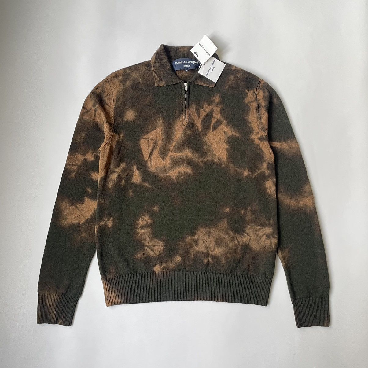 Comme des Garcons A/W 04 Camo Tie Dye Wool Sweater Size US M / EU 48-50 / 2 - 15 Thumbnail