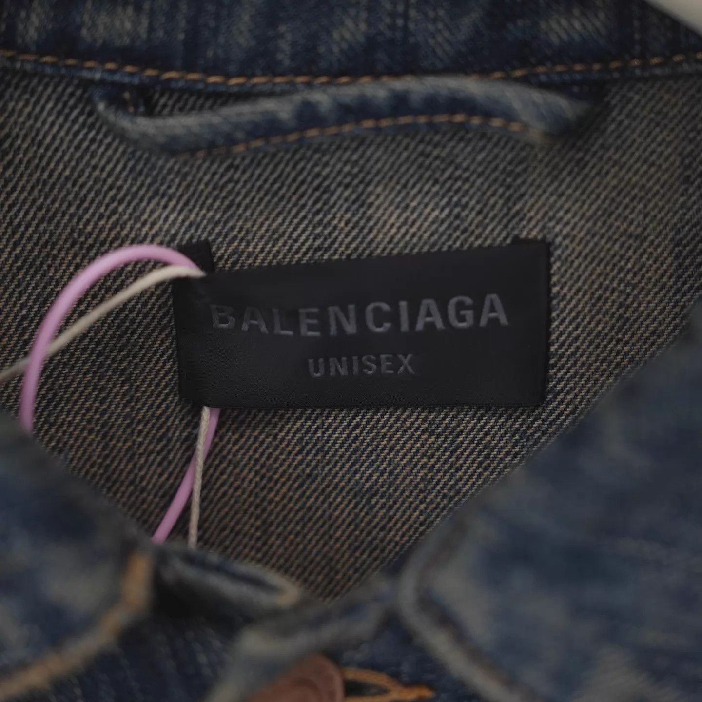 Balenciaga Balenciaga Bitcoin Print Denim Jacket S Lapel Size S / US 4 / IT 40 - 3 Thumbnail
