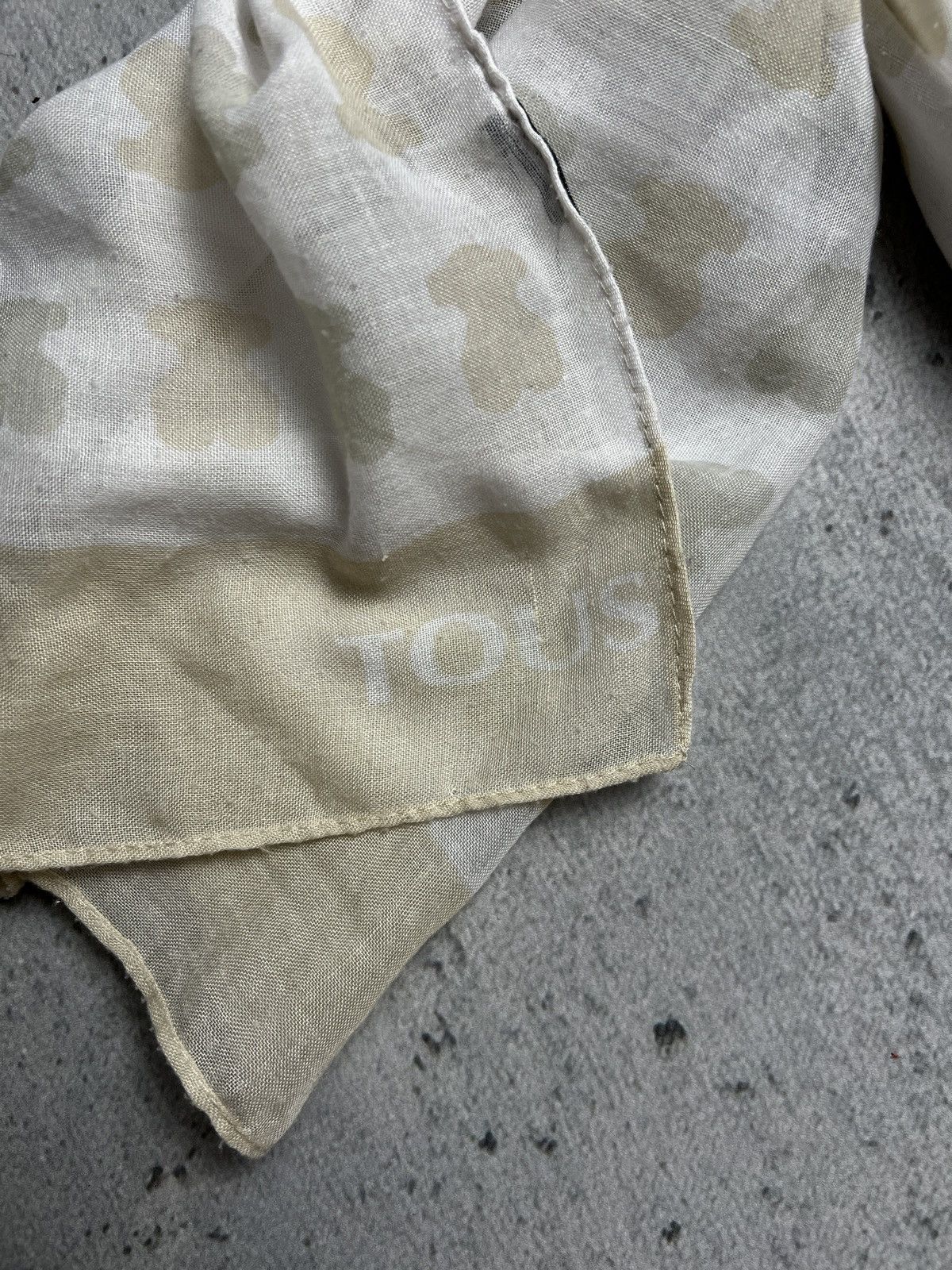 TOUS 🐻 Tous Monogram Bears Logo Scarf y2k Lux Size ONE SIZE - 2 Thumbnail