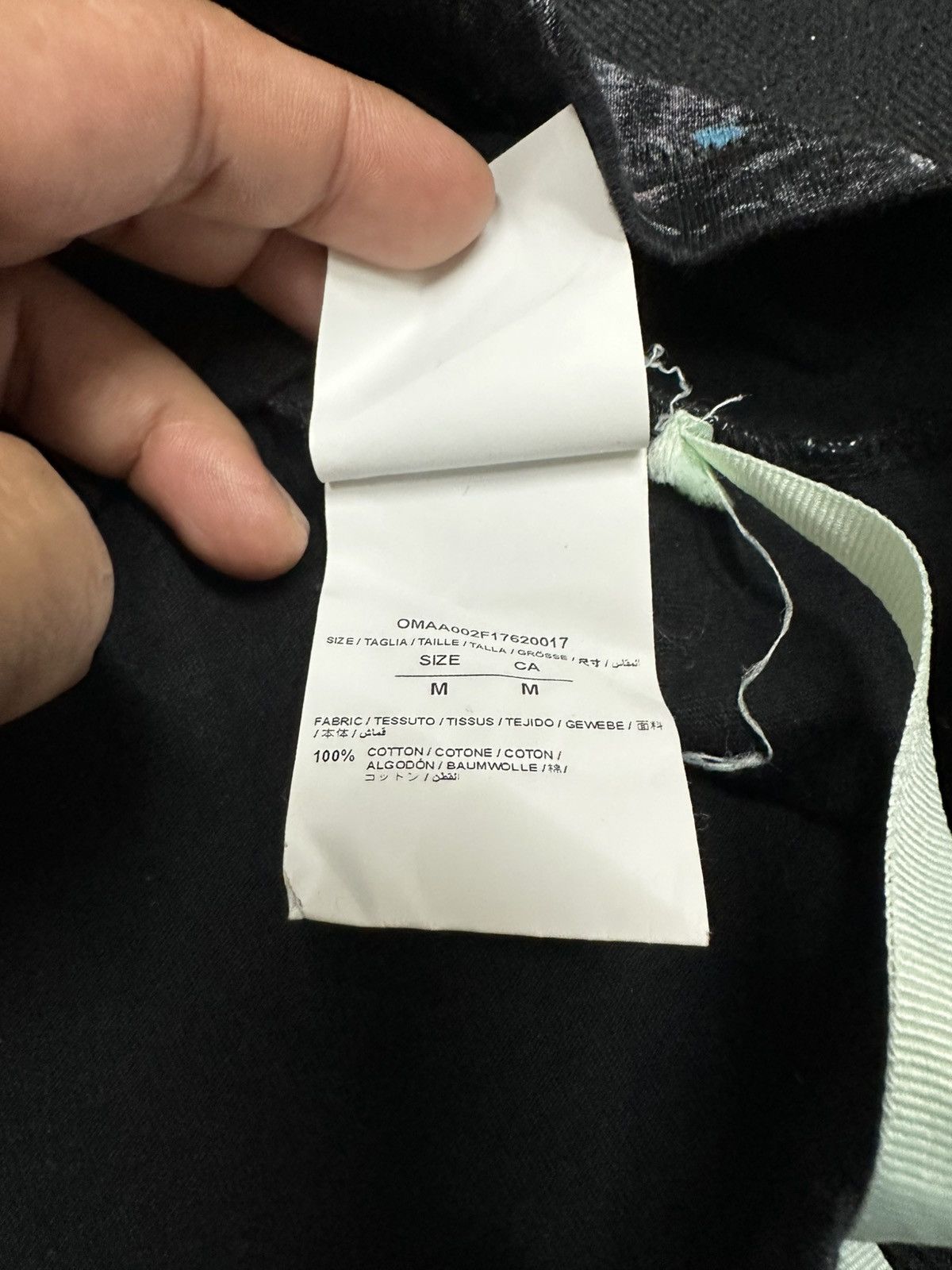 Off-White × Virgil Abloh Off-White Galaxy Brush Tee Size US M / EU 48-50 / 2 - 5 Thumbnail