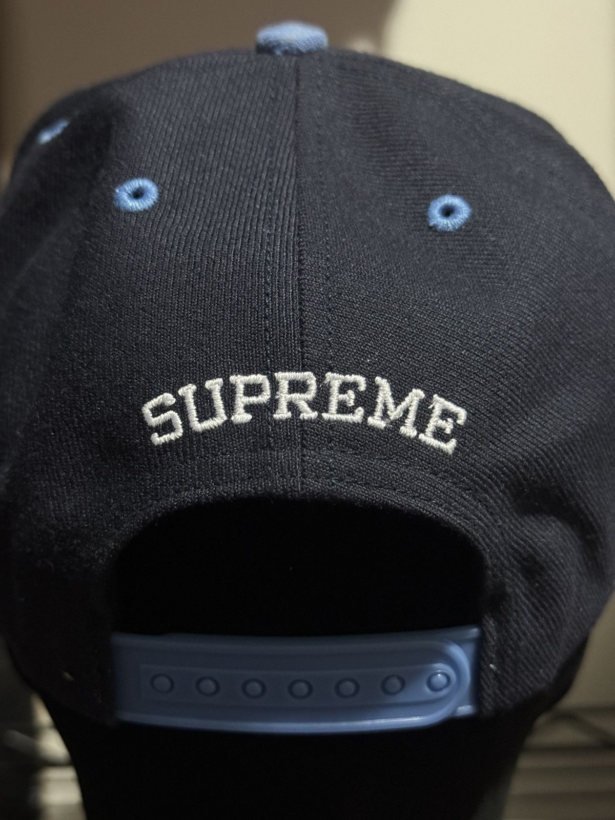 Supreme Supreme Bones Logo 5-Panel Navy Size ONE SIZE - 5 Thumbnail
