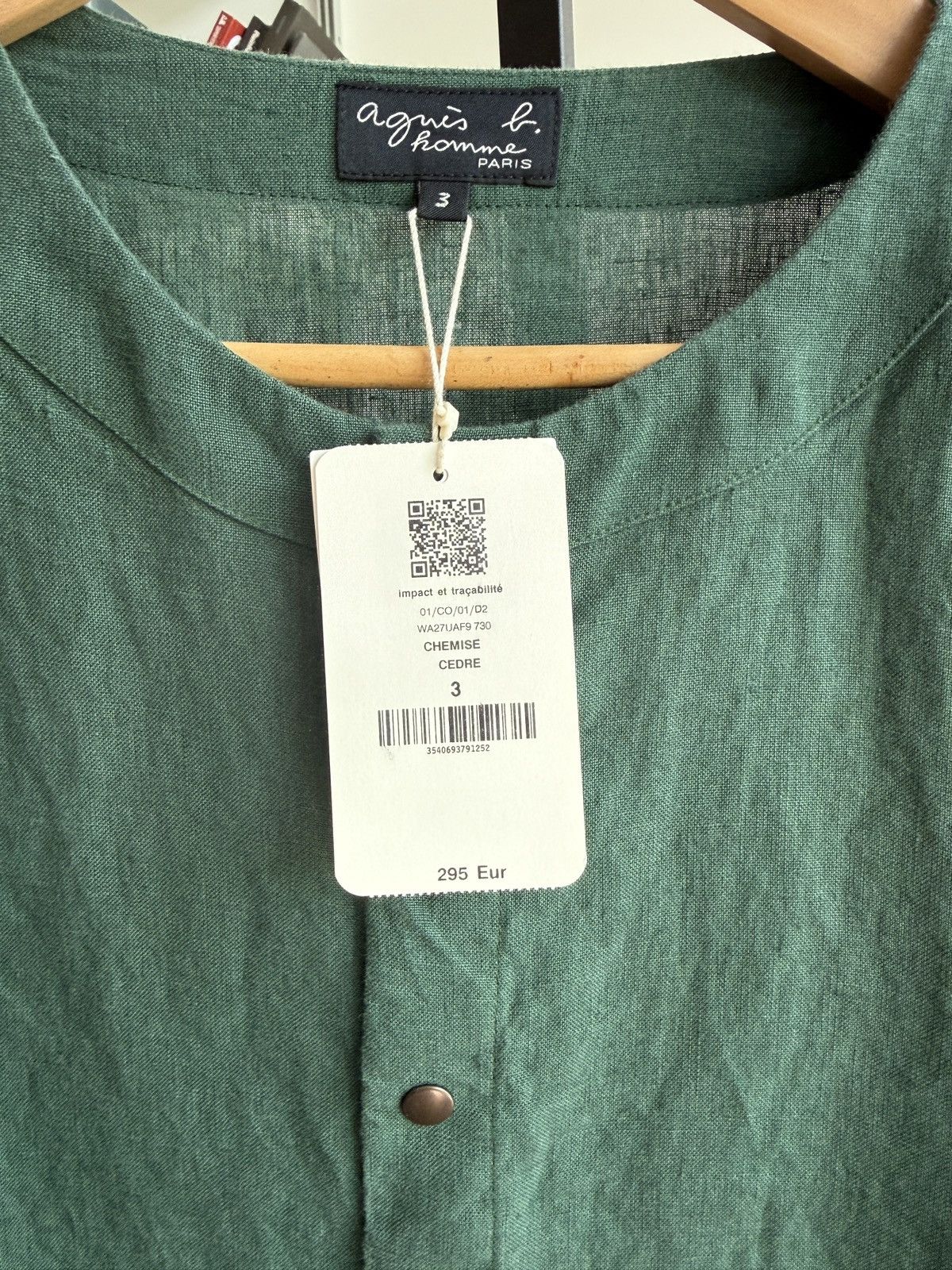 agnes b. agnes b. Snap Cardigan Green Vert Size 3 Size US L / EU 52-54 / 3 - 3 Thumbnail