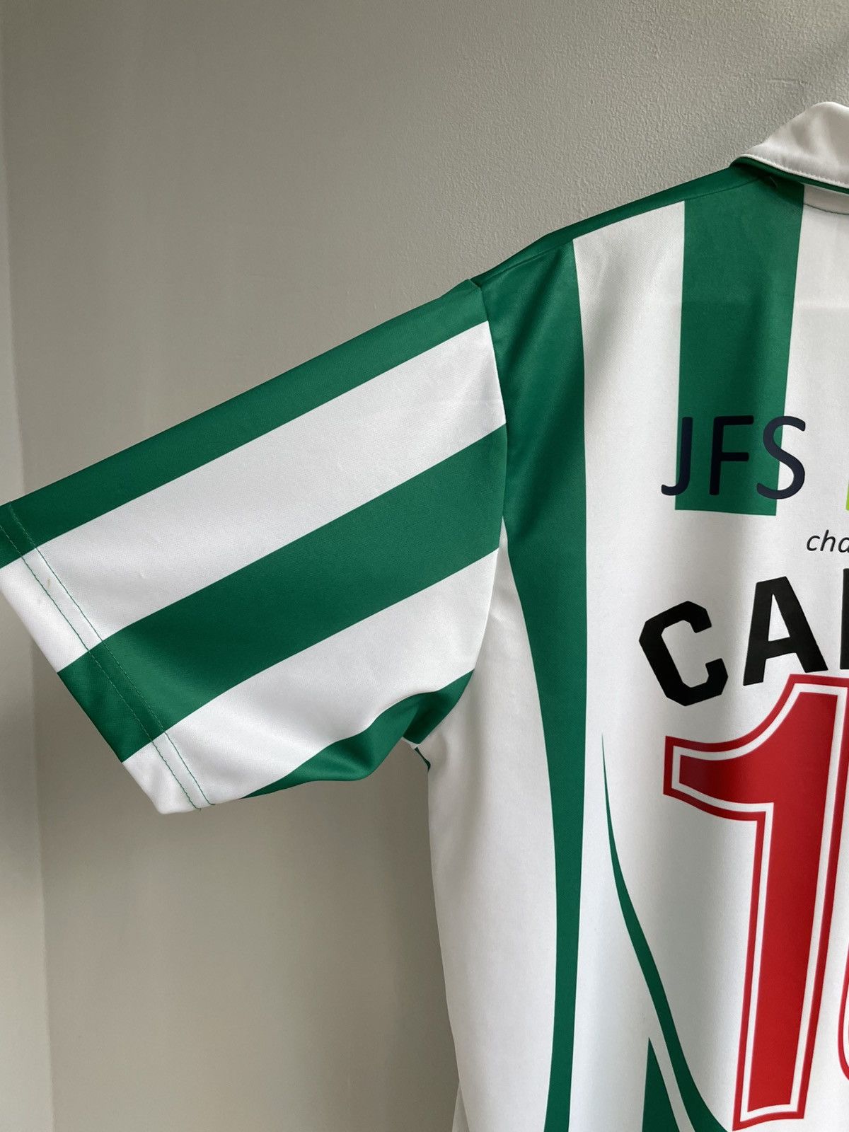 Errea Blyth Spartans AFC Callum #10 Football Soccer Jersey Shirt Size US M / EU 48-50 / 2 - 3 Thumbnail