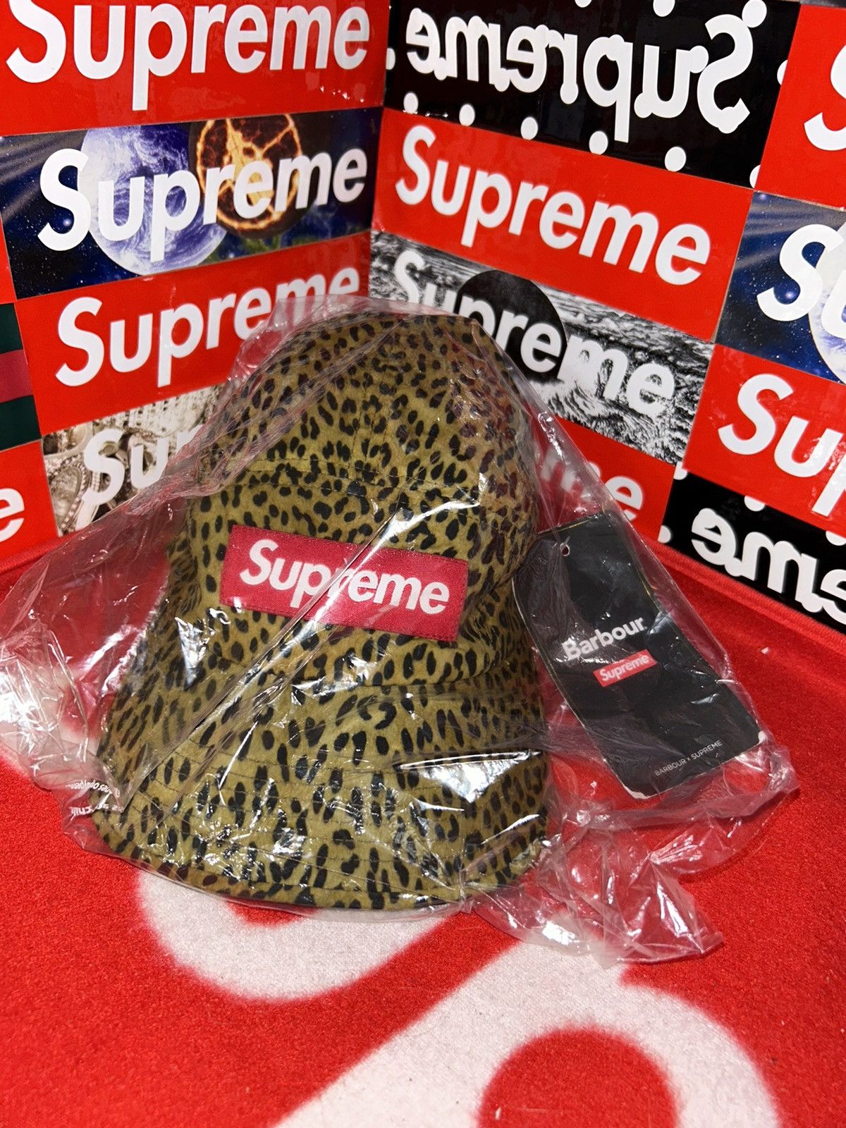 Supreme Supreme Barbour Waxed Cotton Camp Cap Leopard SS20 NEW TAGS Size ONE SIZE - 1 Thumbnail