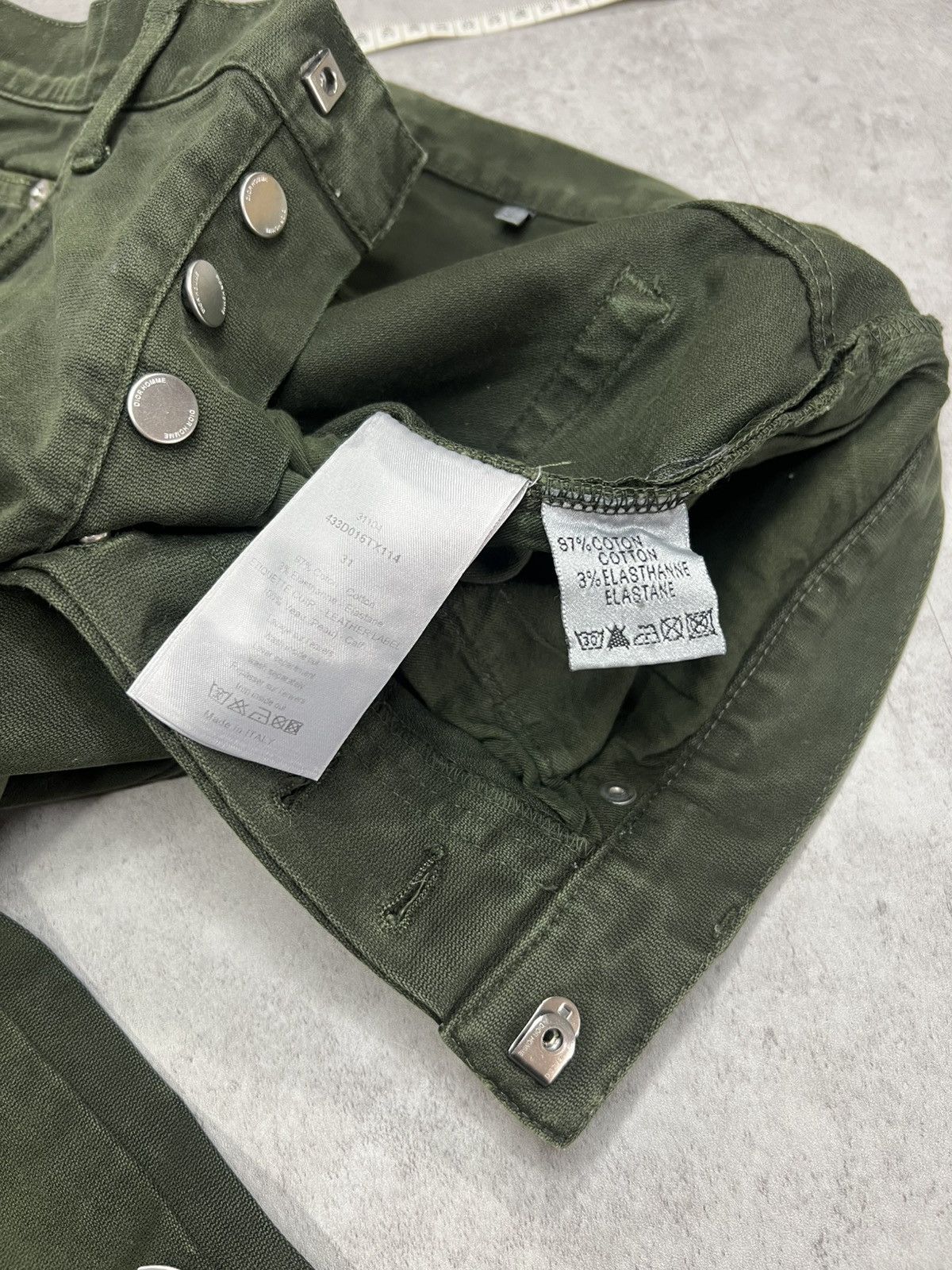 Dior × Kris Van Assche Pant Dior era Kris van assche Green 31US vintage Size US 31 - 9 Thumbnail