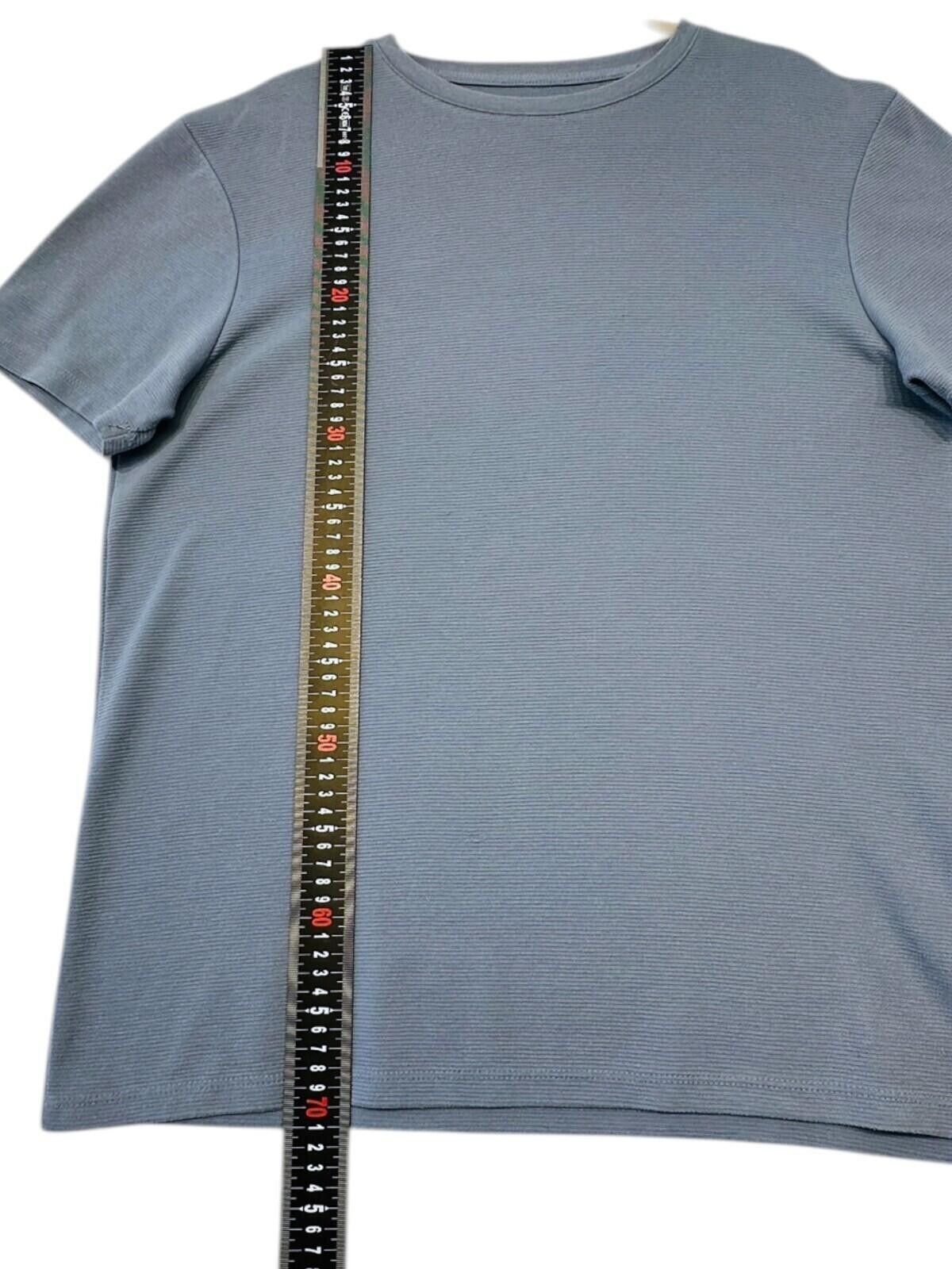 Primark Primark T-Shirt Men's UK Size XL Blue Textured Short Sleev Size US XL / EU 56 / 4 - 8 Thumbnail