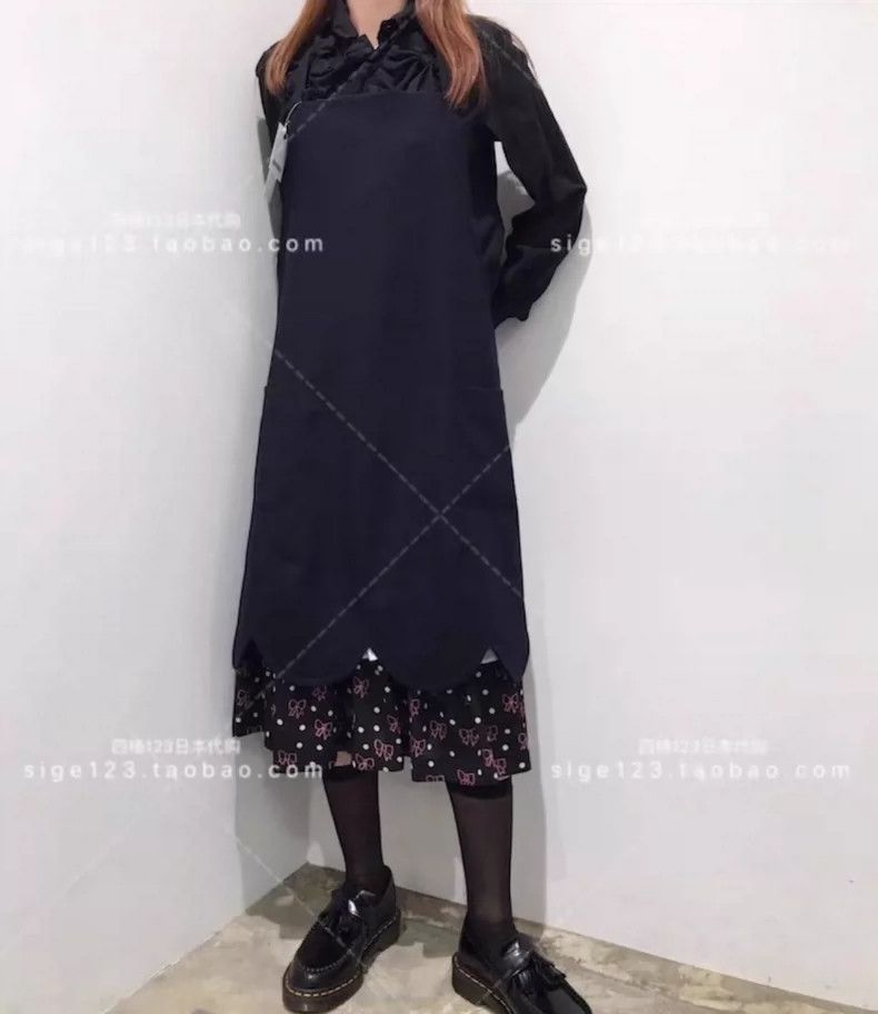 Comme des Garcons Comme Des Garcons Lace Petal Hem Apron Dress Size S / US 4 / IT 40 - 2 Thumbnail