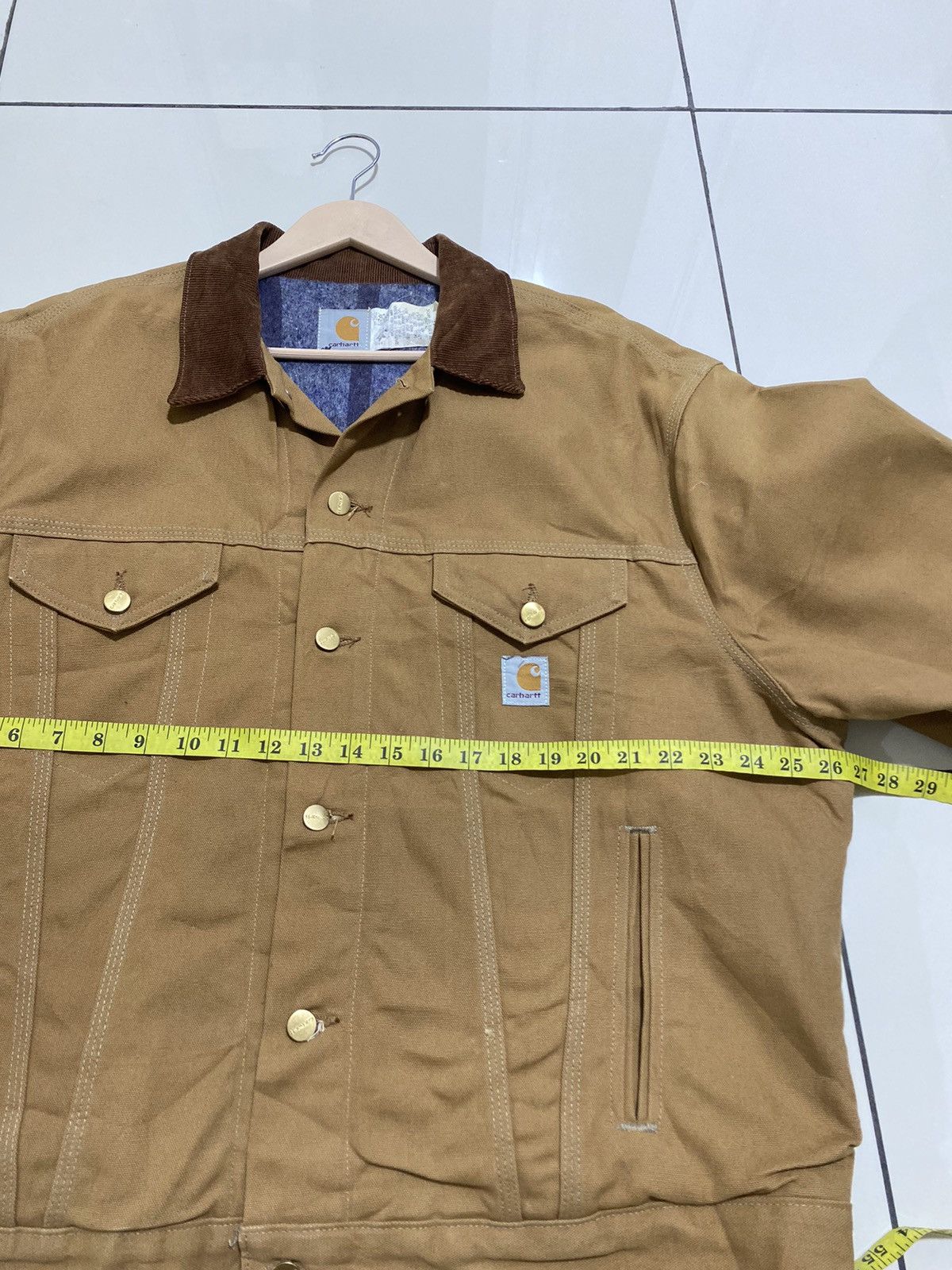 Carhartt Carhatt Trucker Jacket JB0906 Vintage 90’s Brown Size US XL / EU 56 / 4 - 10 Thumbnail