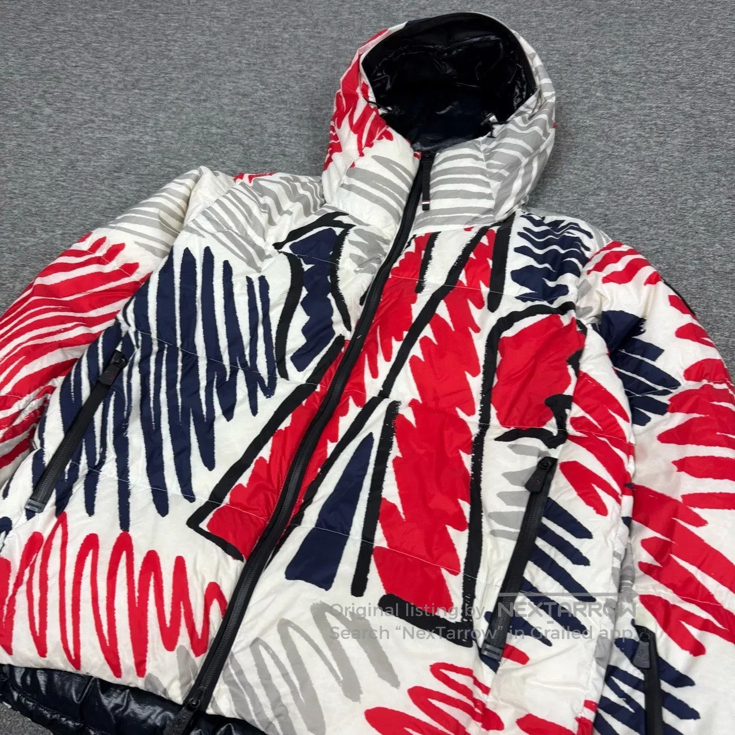 Moncler Moncler x Grenoble collaboration: Graffiti-printed hooded Size US L / EU 52-54 / 3 - 3 Thumbnail