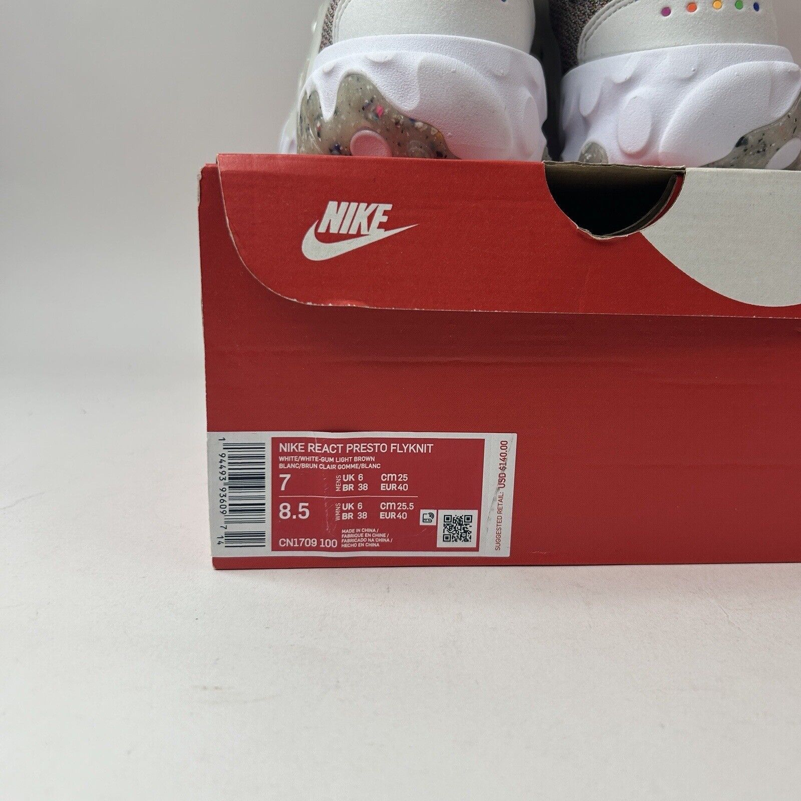 Nike Nike Men's React Presto Flyknit “Recycled Canvas Pack” 2023 Size US 7 / EU 40 - 5 Thumbnail