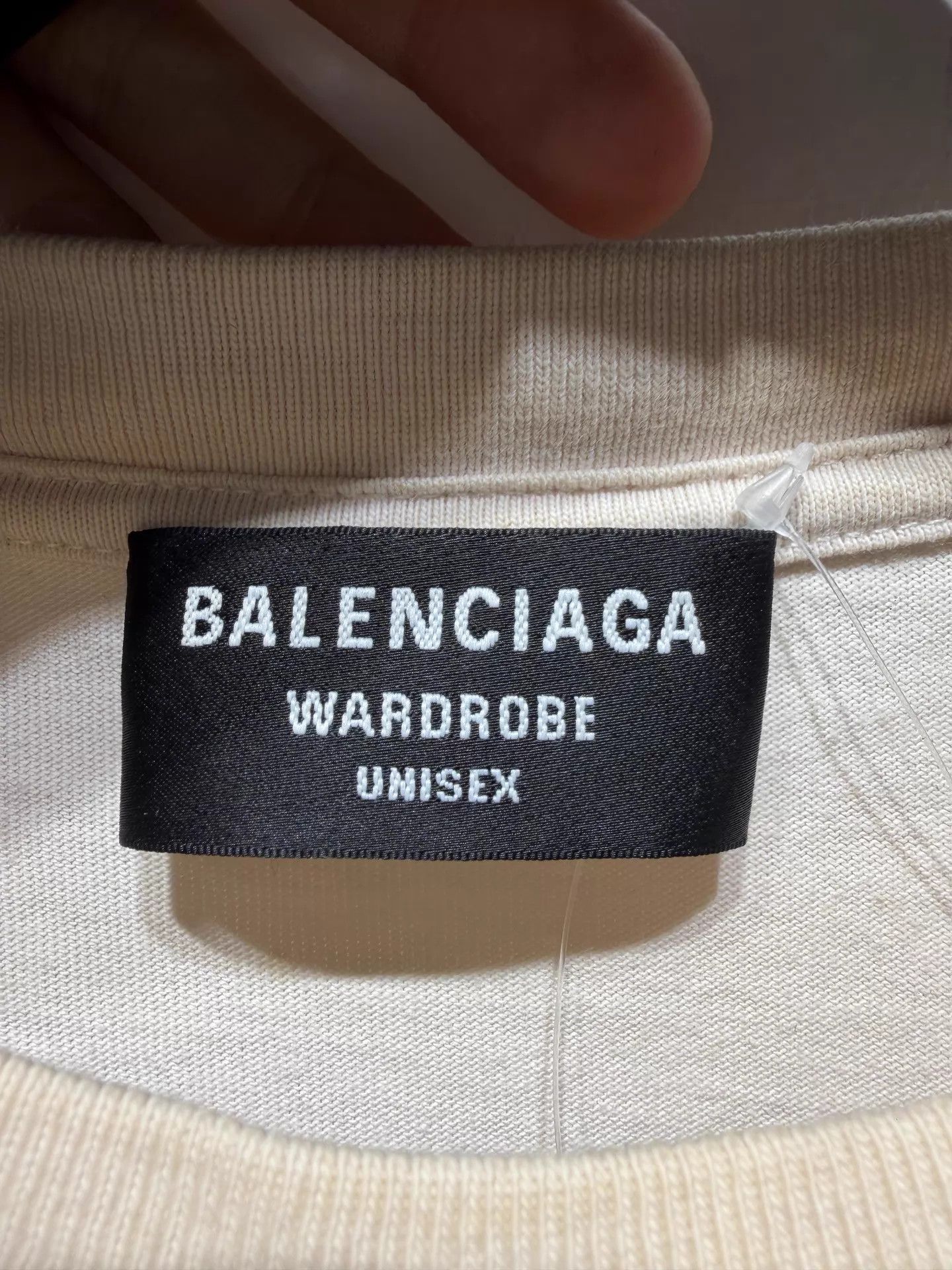 Balenciaga Balenciaga off-white oversized logo short-sleeve tee m XS Size US XS / EU 42 / 0 - 3 Thumbnail
