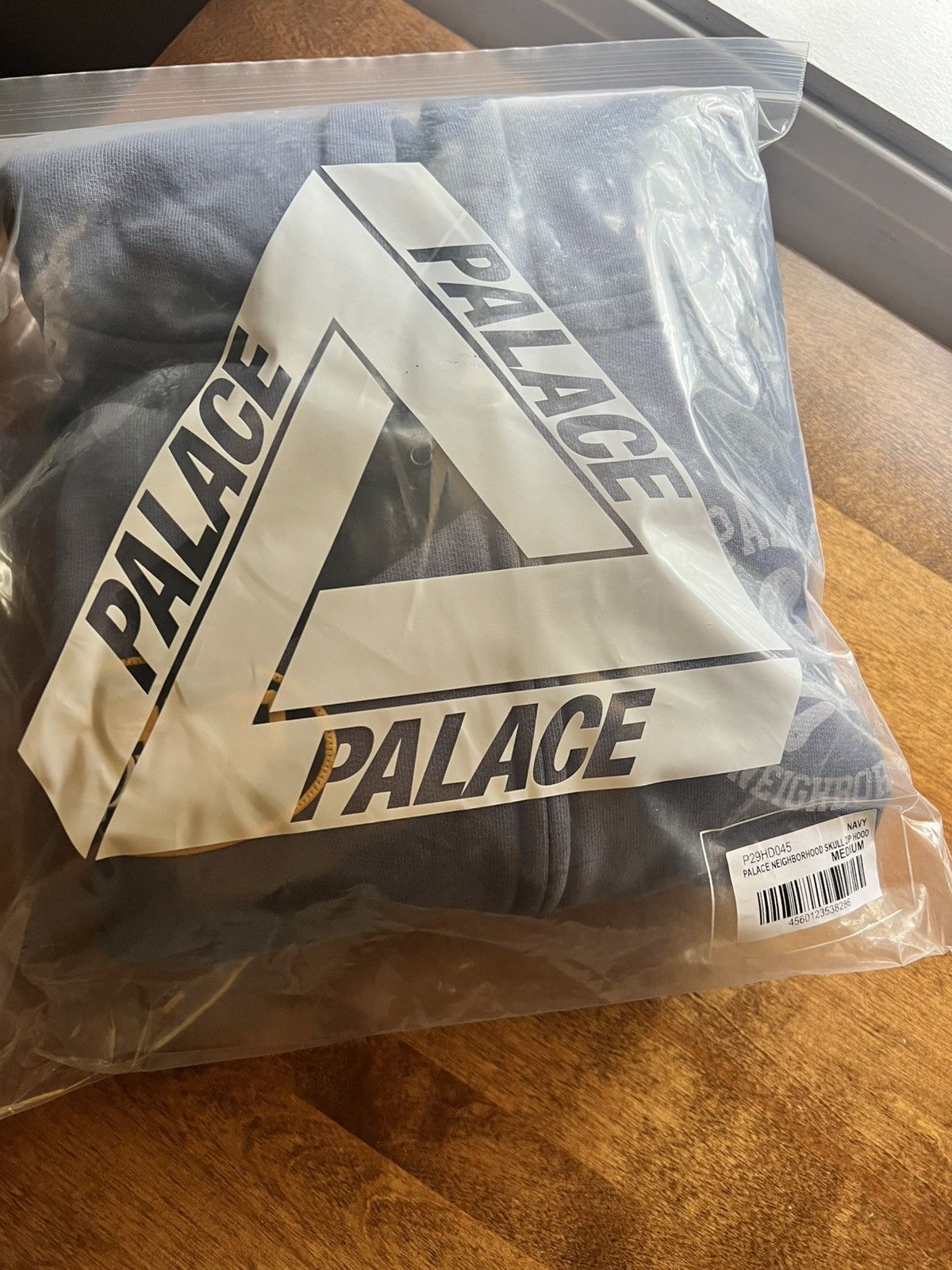 Palace Palace X Neighborhood Skull Zip Hoodie Navy Size US M / EU 48-50 / 2 - 5 Thumbnail