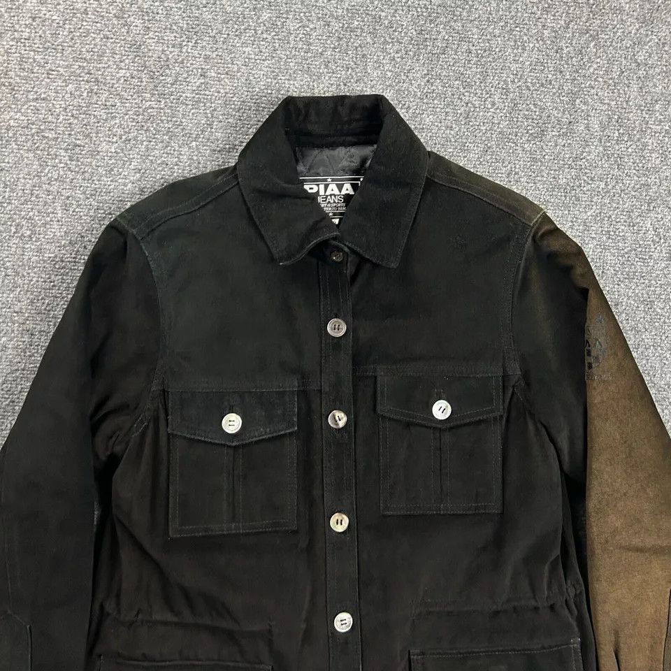 Other Piaa Jeans Jacket Mens Small Suede Moto 4 Pockets Bleached Size US S / EU 44-46 / 1 - 2 Thumbnail