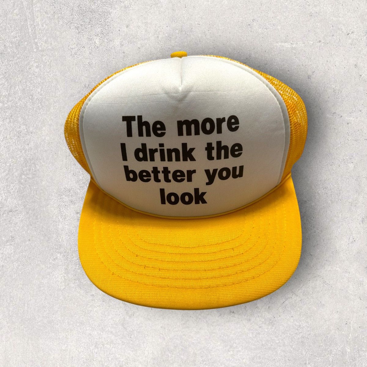 Vintage Vintage Drinking trucker hat Size ONE SIZE - 1 Thumbnail