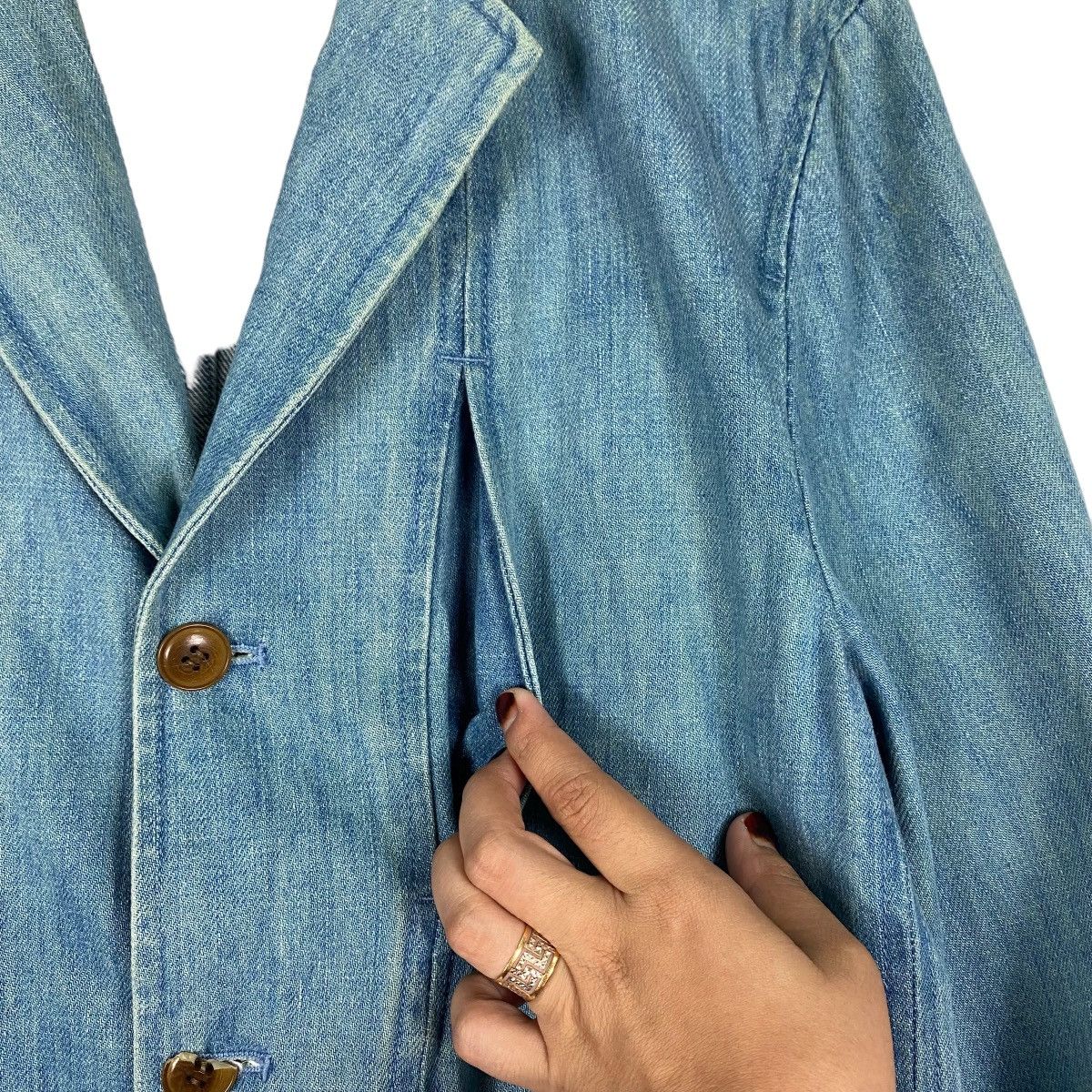 Paul Smith R.NEWBOLD PAUL SMITH DENIM JACKET Size US M / EU 48-50 / 2 - 8 Thumbnail
