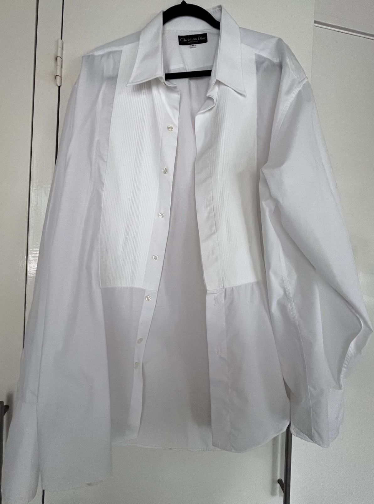 Dior Christian Dior Monsieur Tuxedo Dress Shirt 47 Size 48R - 1 Thumbnail