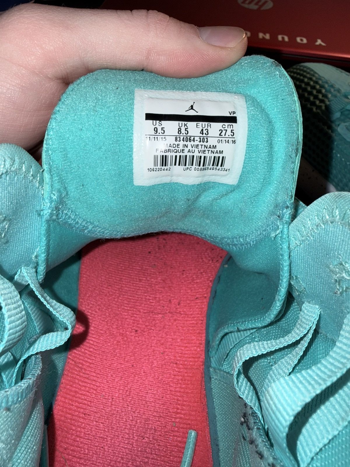 Jordan Brand Jordan Reveal Hyper Turquoise Size US 9.5 / EU 42-43 - 6 Thumbnail
