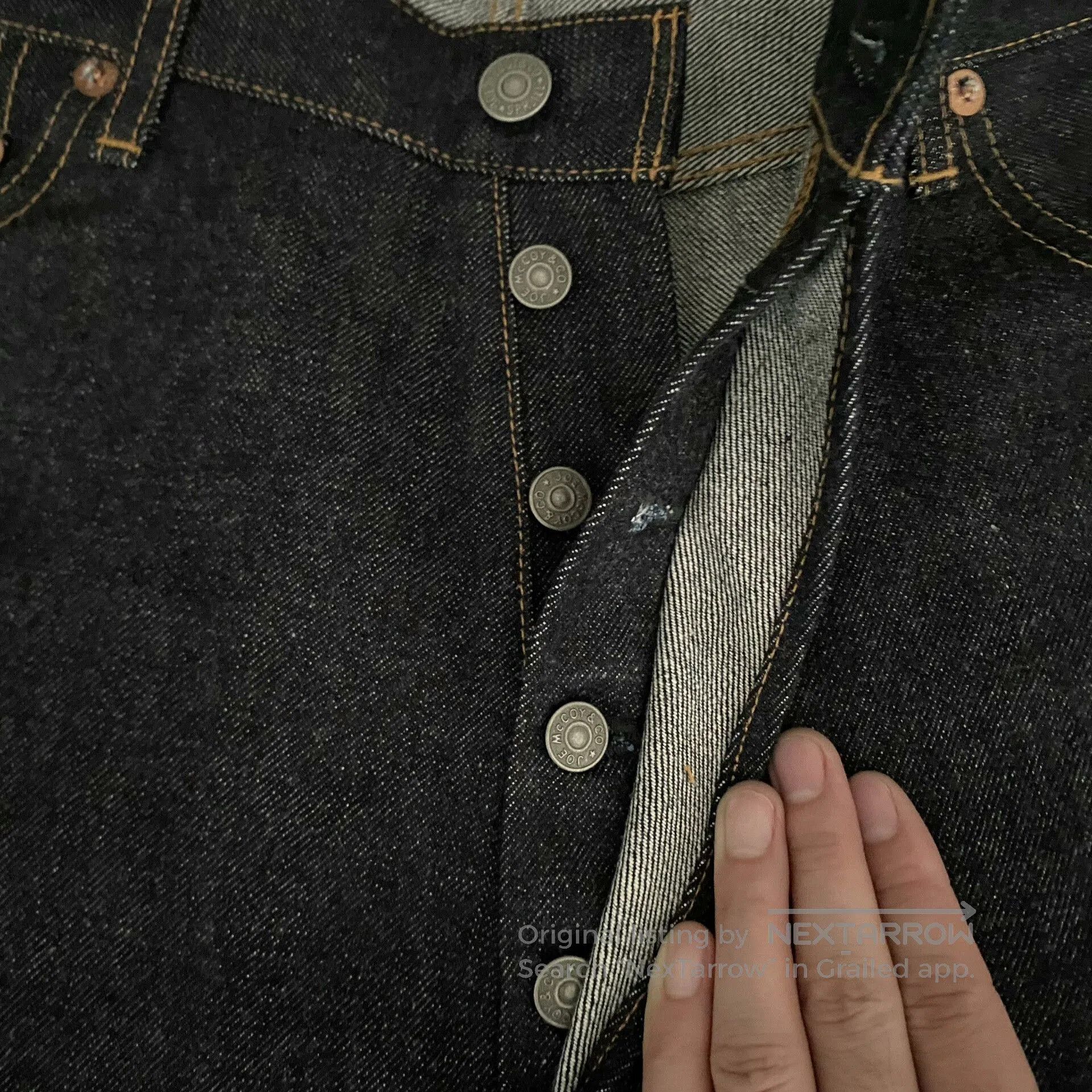 The Real McCoy's Joe Mccoy 901 Denim Jeans. Size US 36 / EU 52 - 6 Thumbnail