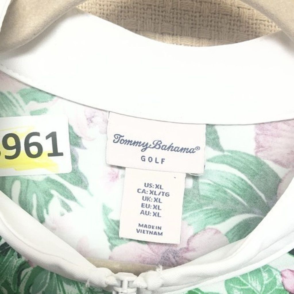 Tommy Bahama NWOT Tommy Bahama Golf Tropical 1/4 Zip Tank Top Women XL Size XL / US 12-14 / IT 48-50 - 2 Thumbnail