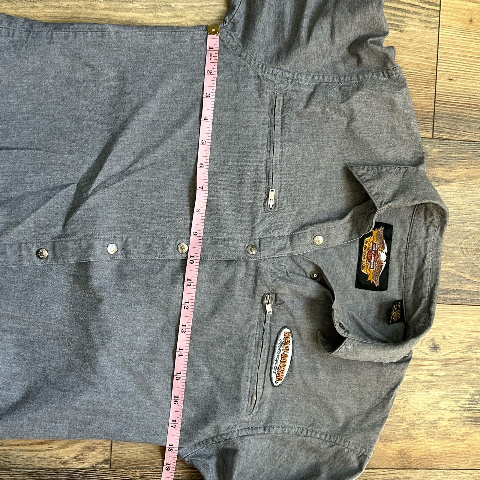 Harley Davidson Harley Davidson Collared Shirt Long Sleeve 100% Cotton Small Size S / US 4 / IT 40 - 4 Thumbnail