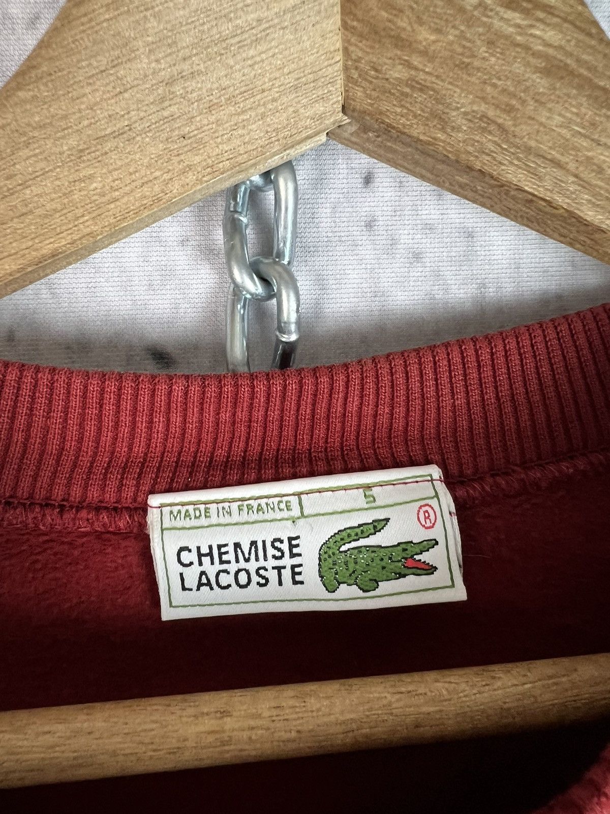 Lacoste Vintage Lacoste Gold Logo Flag Jumper sweatshirt Size US M / EU 48-50 / 2 - 3 Thumbnail