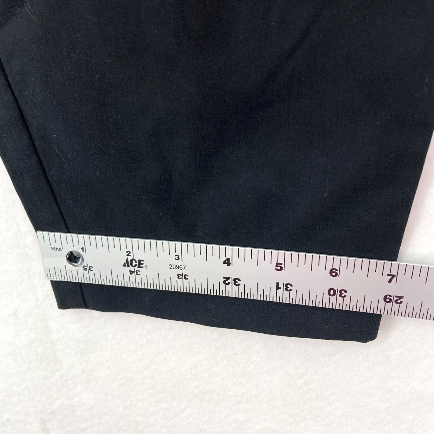 Eddie Bauer Eddie Bauer Chino Pants Women's 4 Petite Black Stretch Relaxed Tapered Chino Pants Womens 4P Black Stretch Fabric Relaxed Tapered Size 27" / US 4 / IT 40 - 7 Thumbnail