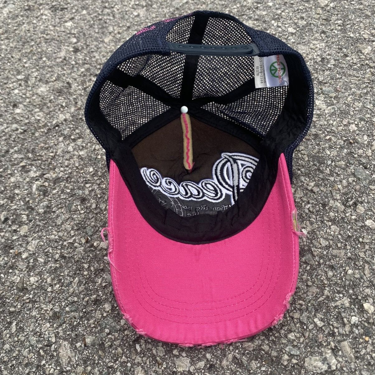 Kapital PEACE PROJECT Funk Pink Psychedelic Mesh Trucker Size ONE SIZE - 7 Thumbnail
