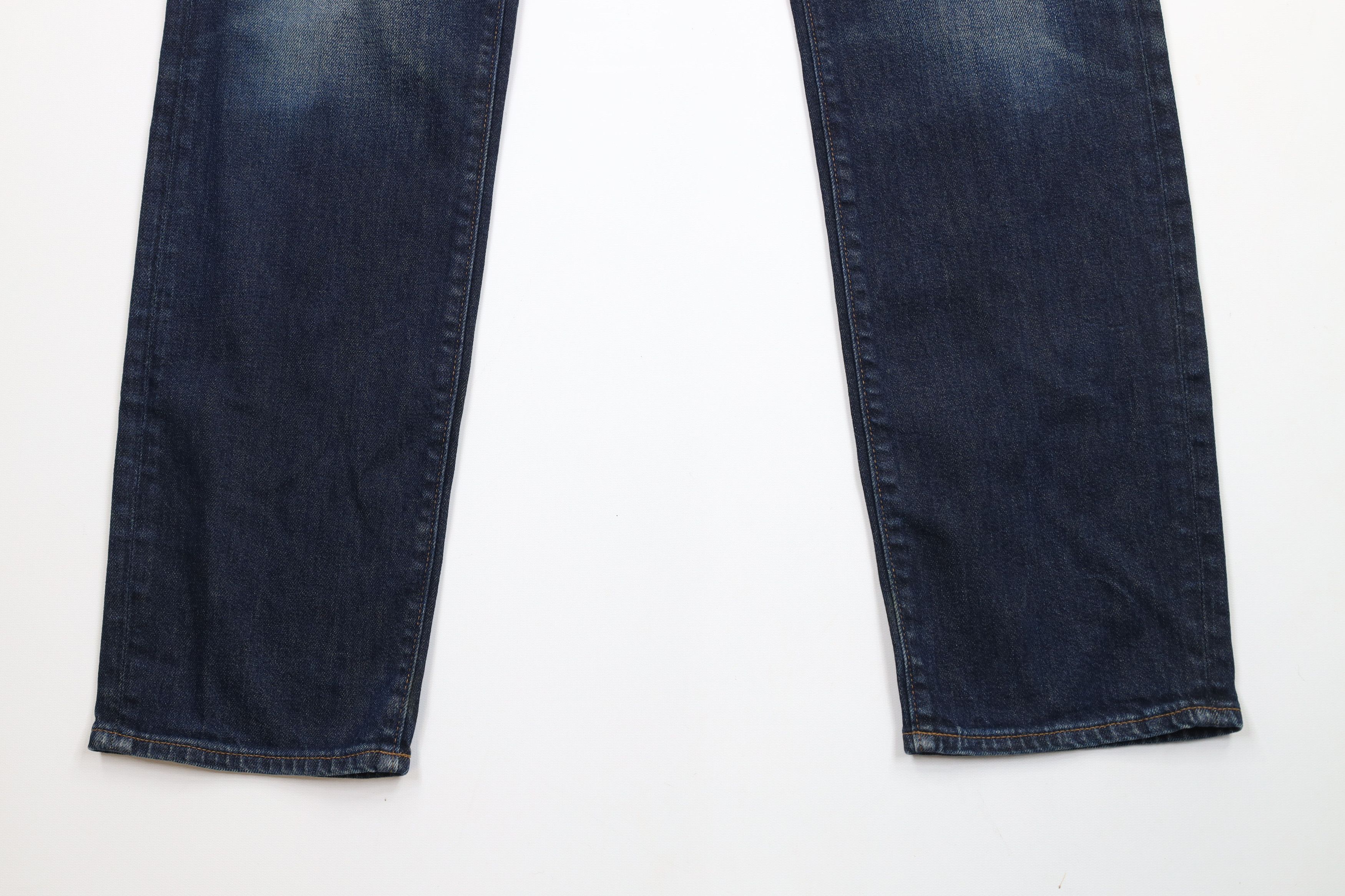 J.Crew × Vintage J Crew Stretch 770 Straight Leg Denim Jeans Dark Wash Blue Size US 32 / EU 48 - 4 Thumbnail
