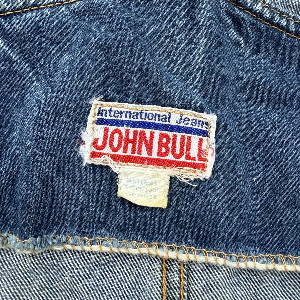 Johnbull VINTAGE 90' JOHN BULL OVERALL RUSTY DENIM JEAN PANTS Size US 34 / EU 50 - 11 Thumbnail