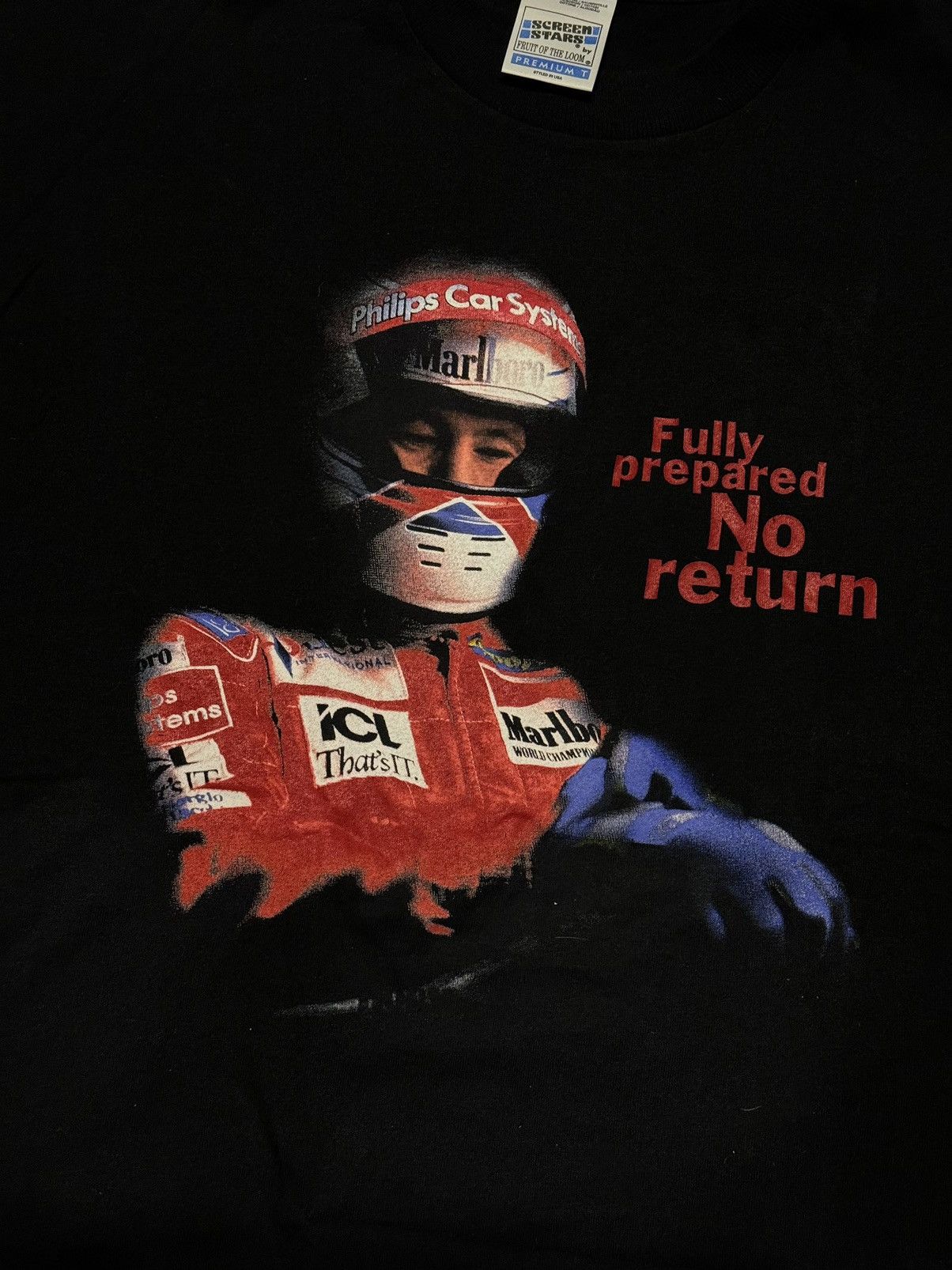 Formula 1 × Marlboro × Vintage 1996 Marlboro Formula 1 Racing T-shirt Tee vintage black Size US XL / EU 56 / 4 - 4 Thumbnail