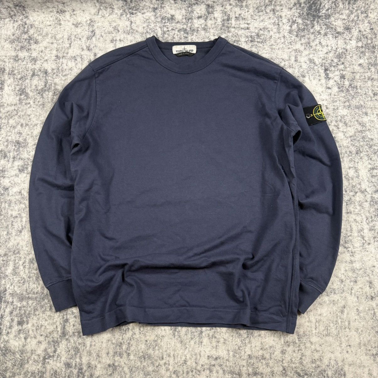 Stone Island Stone Island ‘Navy’ Long Sleeve Size US XL / EU 56 / 4 - 1 Thumbnail