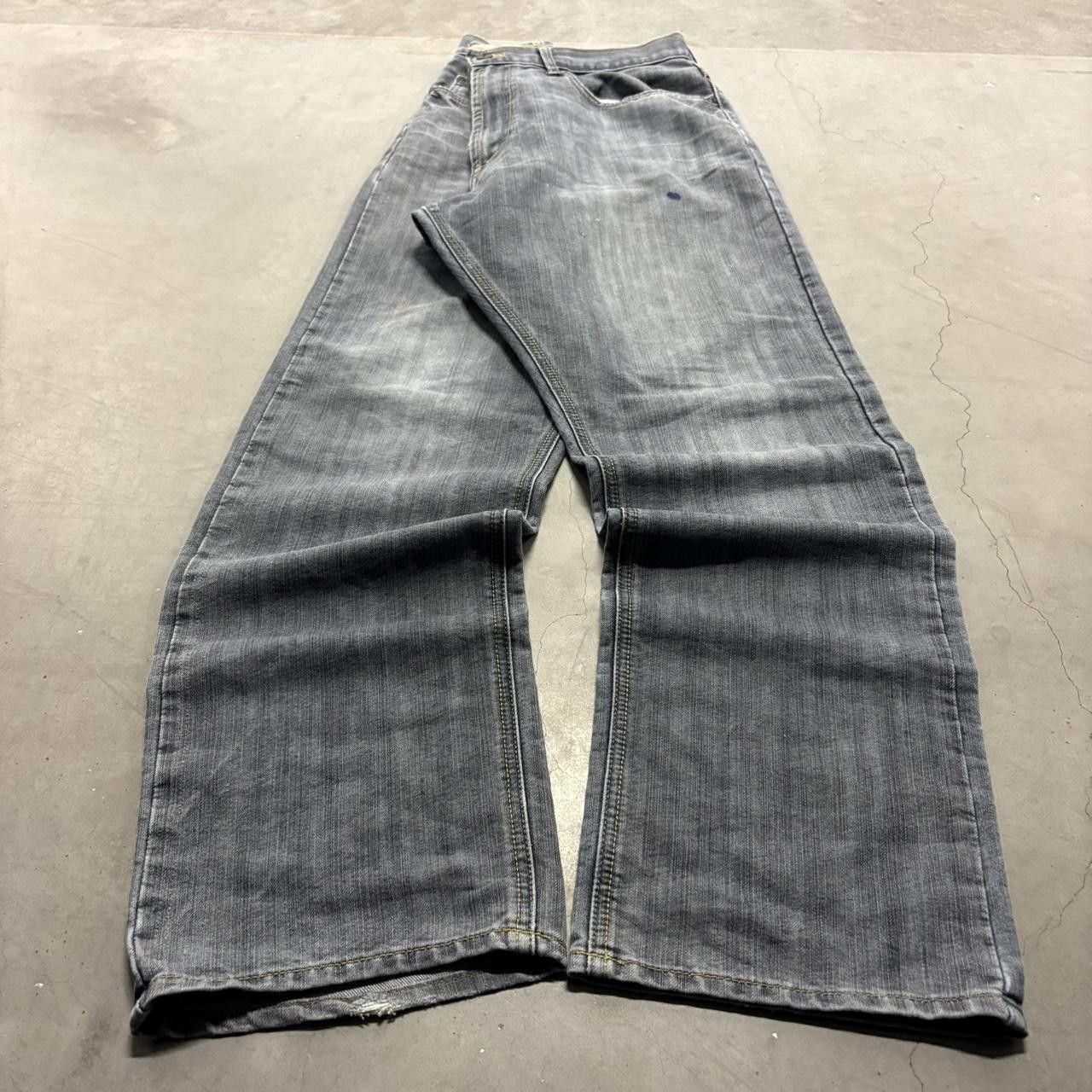 Vintage Crazy Vintage Y2K/2000s Super Baggy Wideleg Relaxed Skater Dark Wash Denim Jeans! Size US 36 / EU 52 - 3 Thumbnail