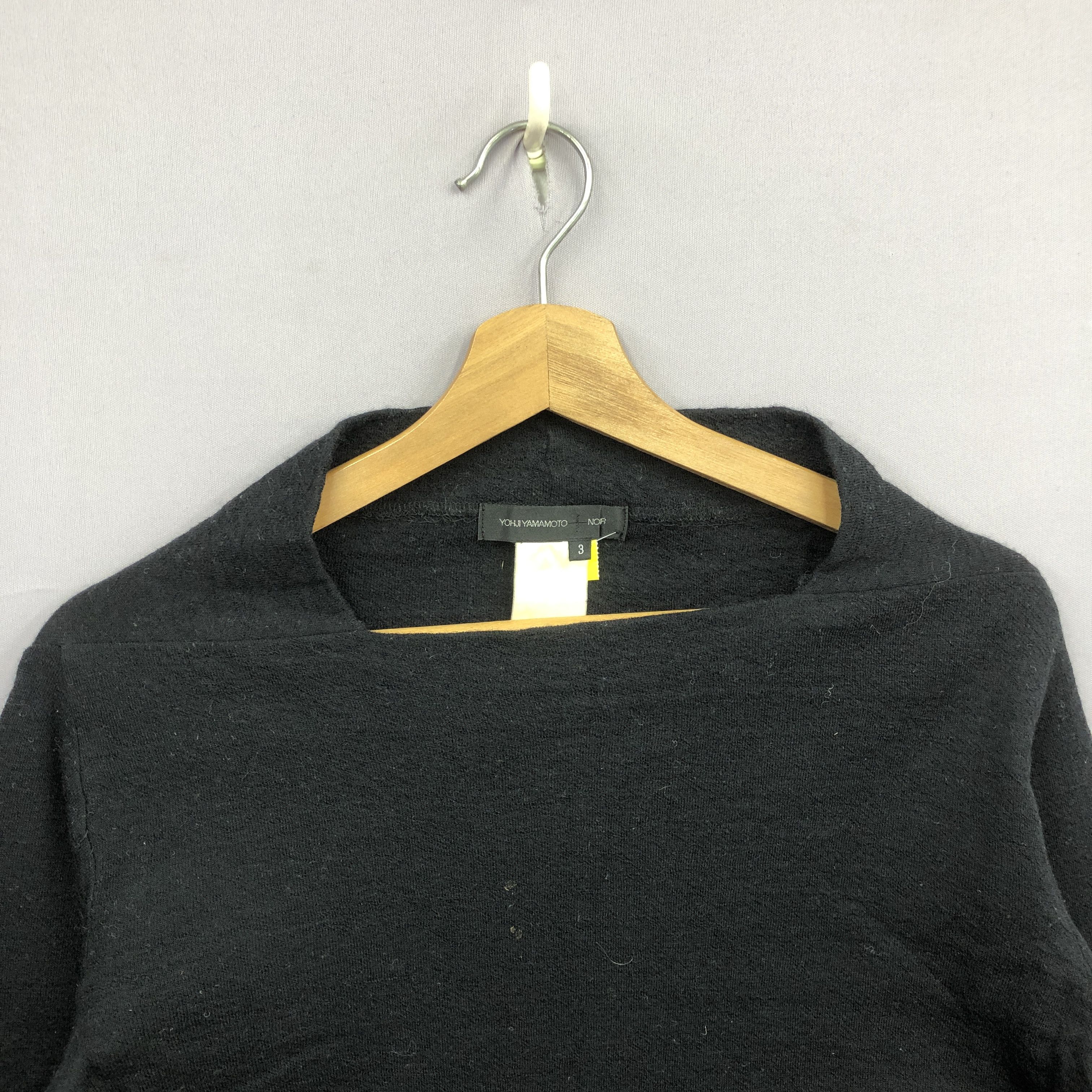 Homespun Knitwear Vintage Yohji Yamamoto +NOIR Knit Sweater Sweatshirt Size S / US 4 / IT 40 - 4 Thumbnail