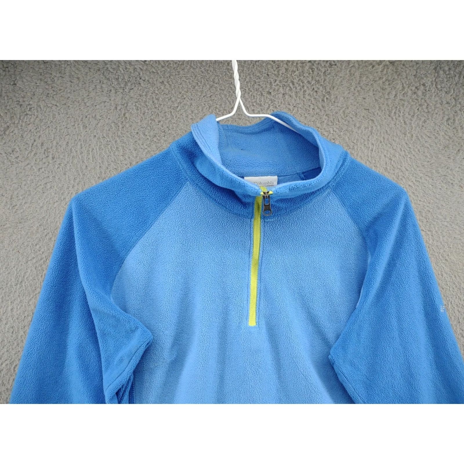 Vintage Columbia Pullover Fleece 1/4 Zip Long Sleeve Lightweight Jacket Women's M Blue Polyester Size M / US 6-8 / IT 42-44 - 3 Thumbnail
