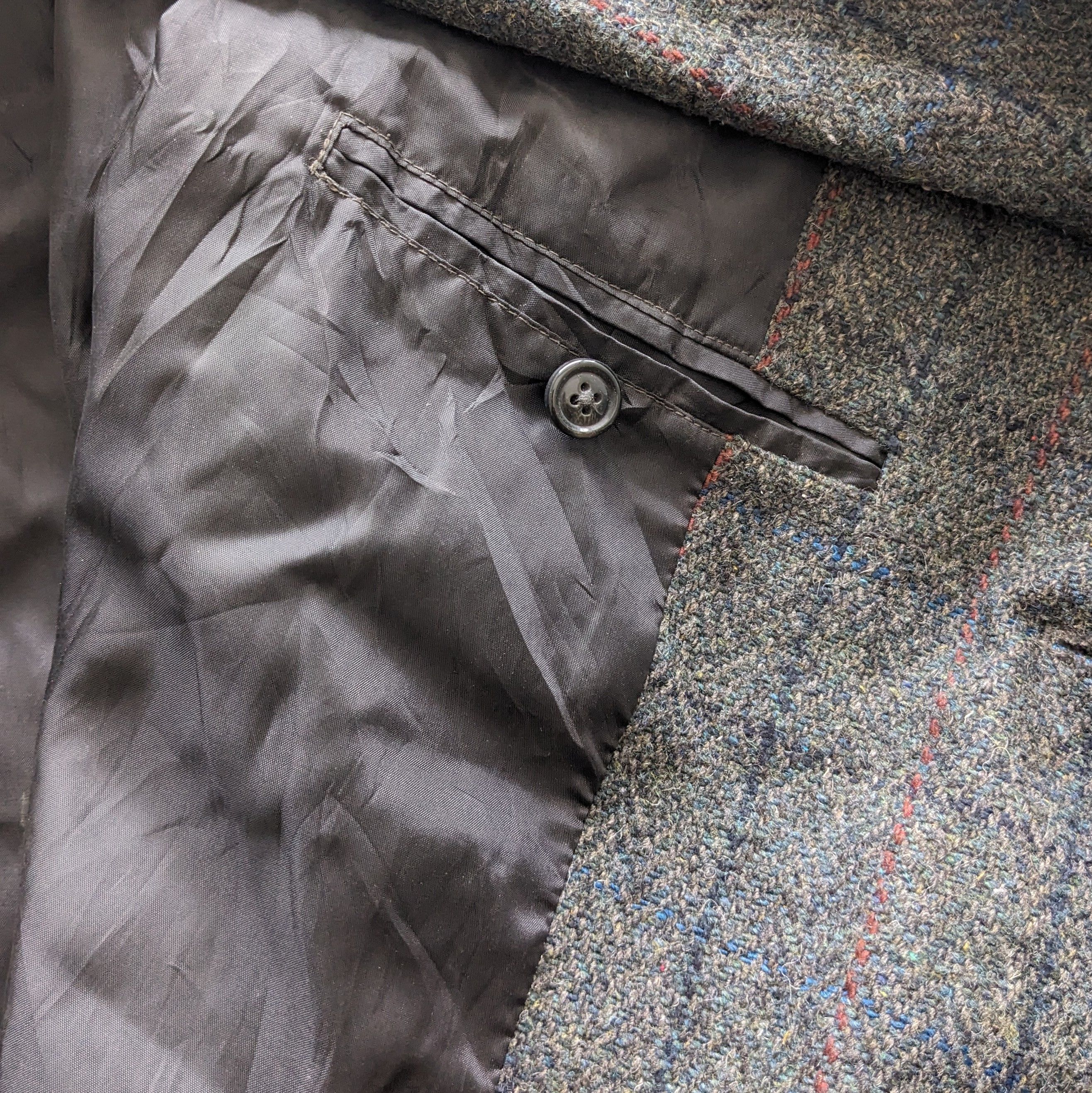 Harris Tweed Vintage HARRIS TWEED Long Style Jacket Size US M / EU 48-50 / 2 - 6 Thumbnail