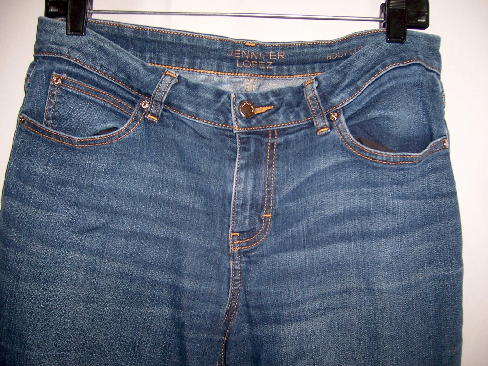 Jennifer Lopez Jennifer Lopez Women's 8 Bootcut Blue Denim Jeans - Mid-Rise Size 30" / US 8 / IT 44 - 2 Thumbnail