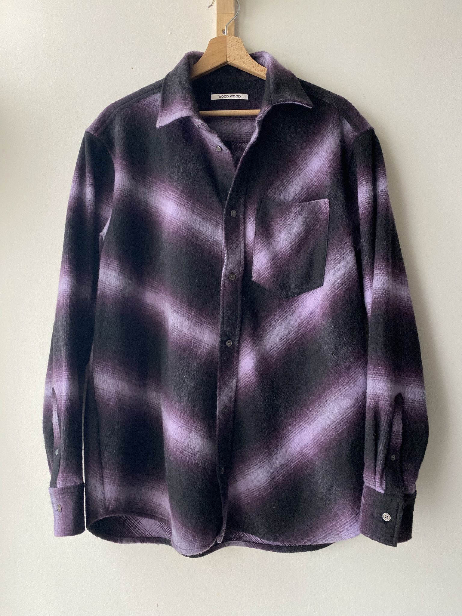 Acne Studios 48/M - Nico Bias Flannel Shirt Size US M / EU 48-50 / 2 - 1 Thumbnail