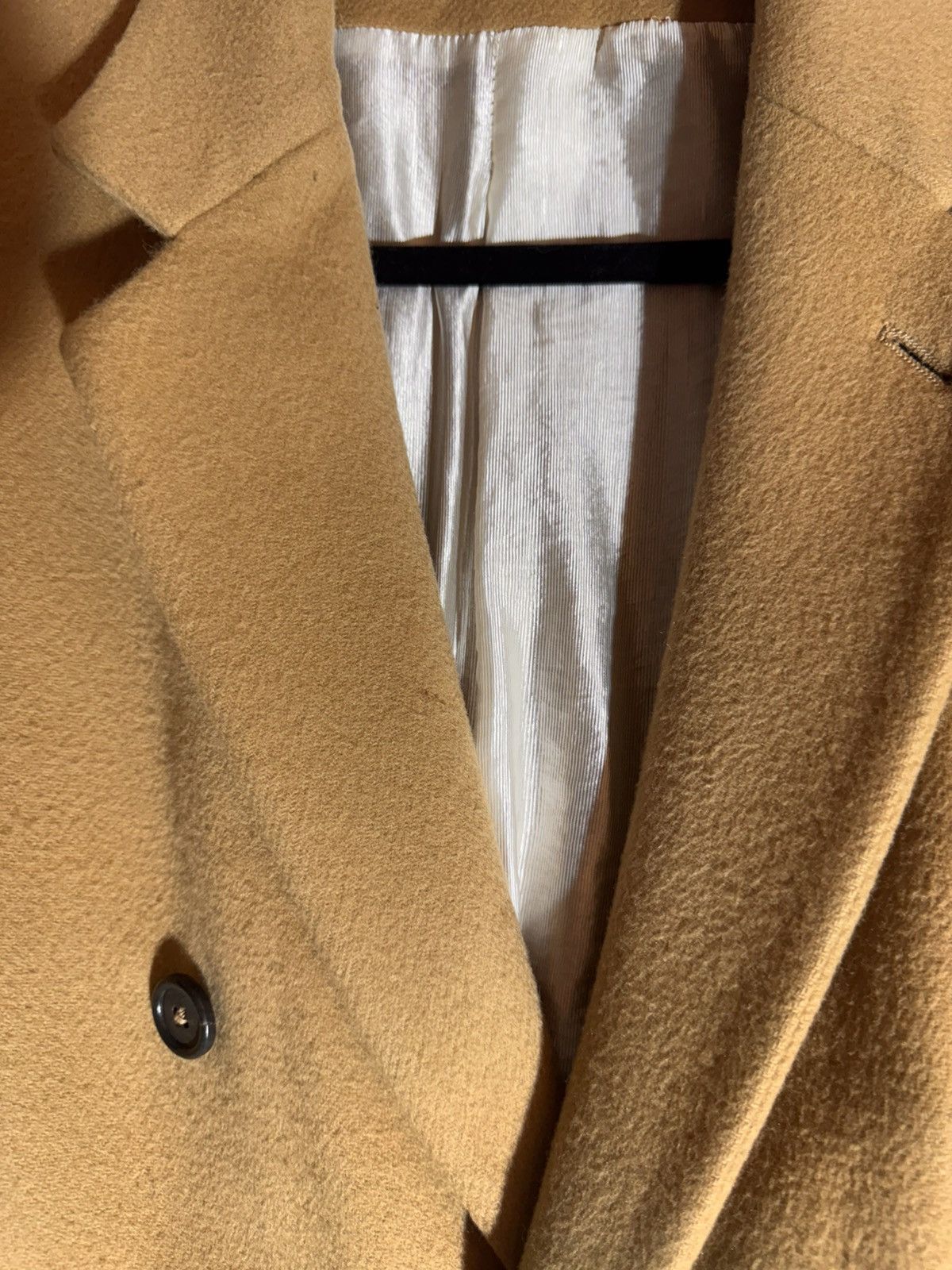 Ann Demeulemeester Ann Demeulemeester fw16 runway camel wool coat s men slim Size US S / EU 44-46 / 1 - 14 Thumbnail