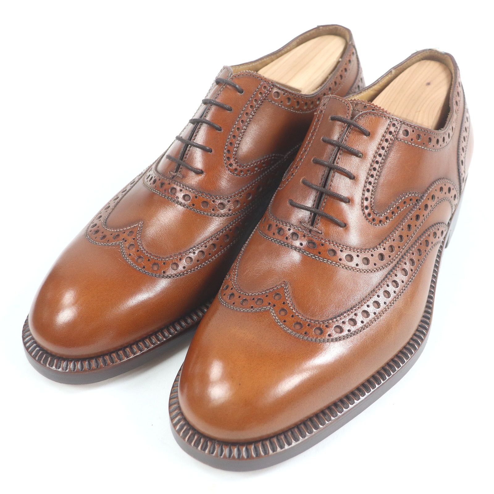 Other Other Francesco Benigno Full Leather Brogue Dress Shoes Leather Shoes DUTY FREE for USA Size ONE SIZE - 1 Thumbnail
