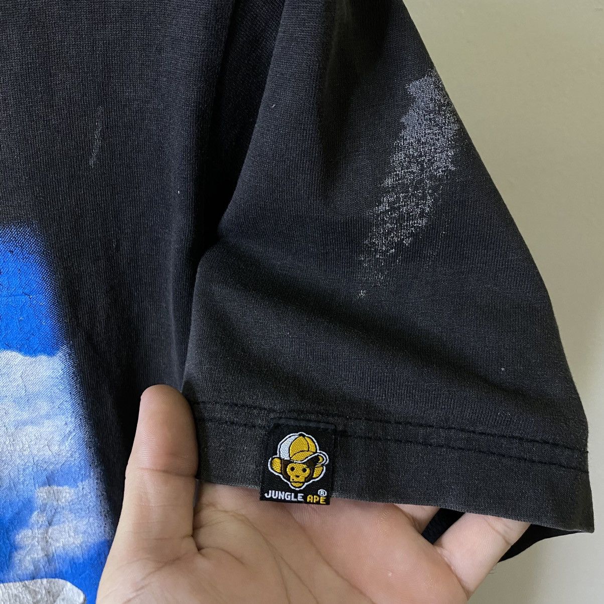 Vintage Y2K Jungle Ape Bathing Ape Parody Paint Splattered T Shirt Size US M / EU 48-50 / 2 - 6 Thumbnail