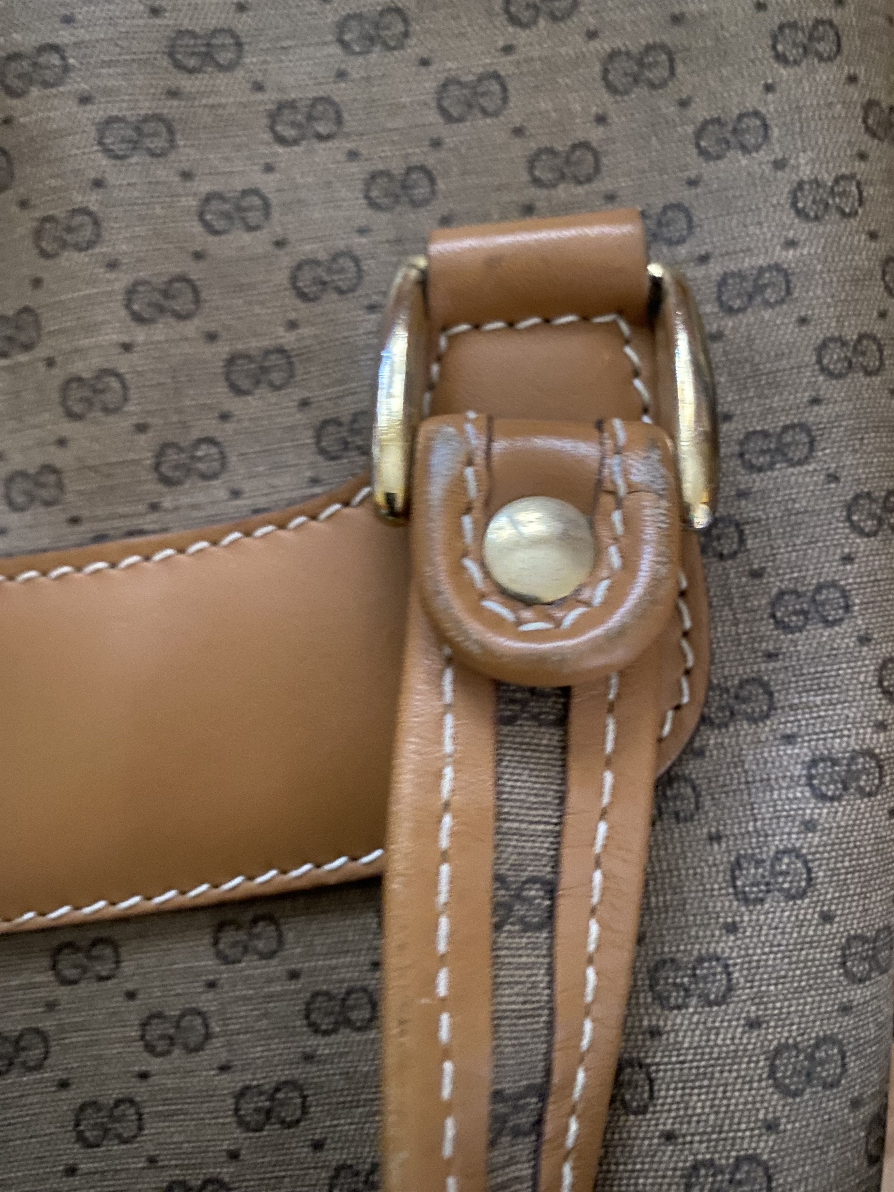 Gucci GUCCI Vintage Large Luggage/Travel Bag Double G Size ONE SIZE - 5 Thumbnail
