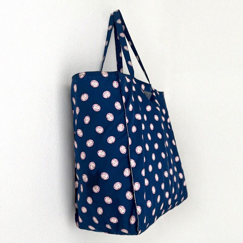 Prada Prada Polka Dot Navy Shoulder Bag Vintage Logo Size ONE SIZE - 5 Thumbnail